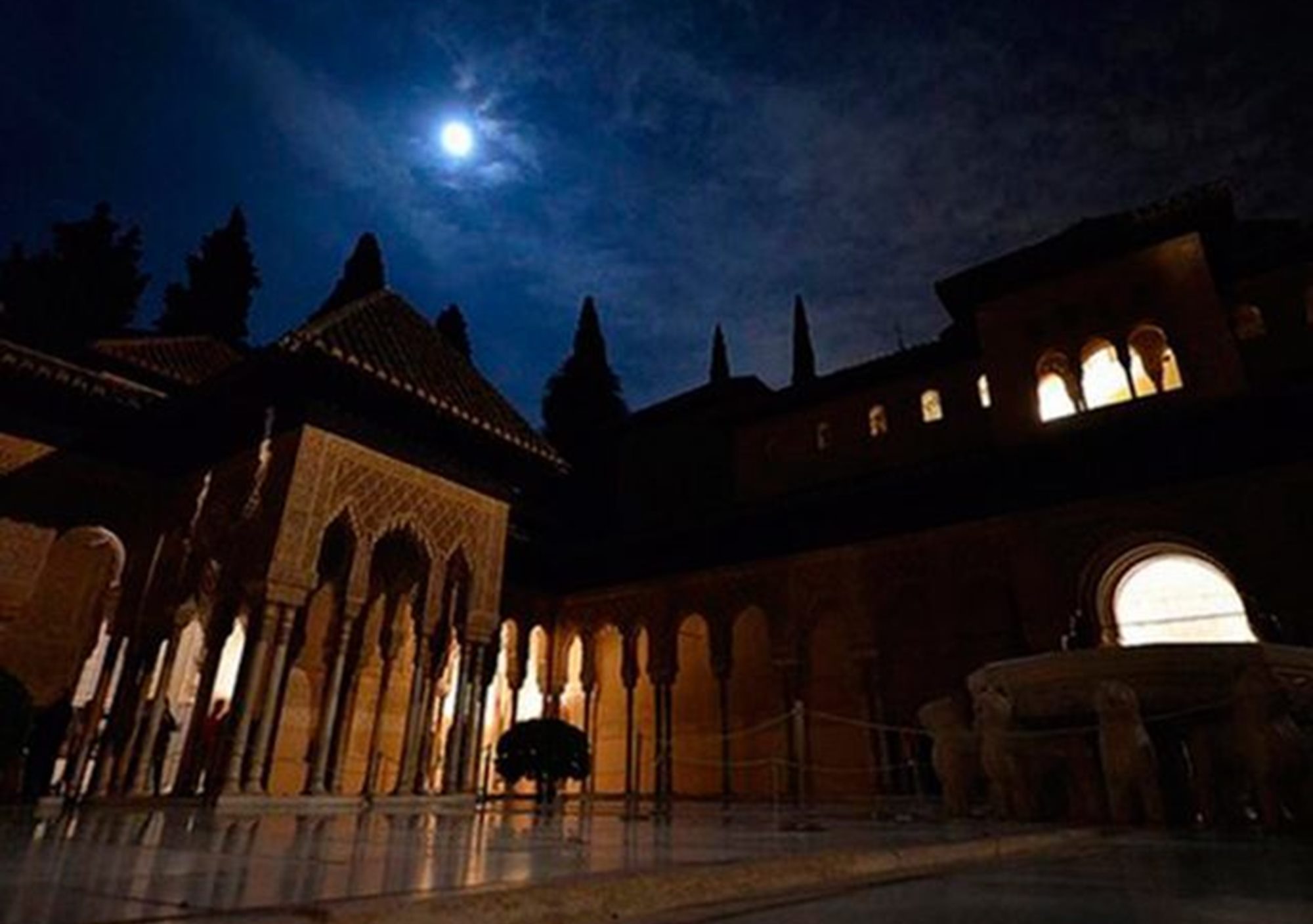 Booking Online Alhambra Guided Night Visits Tour With Official Guide 